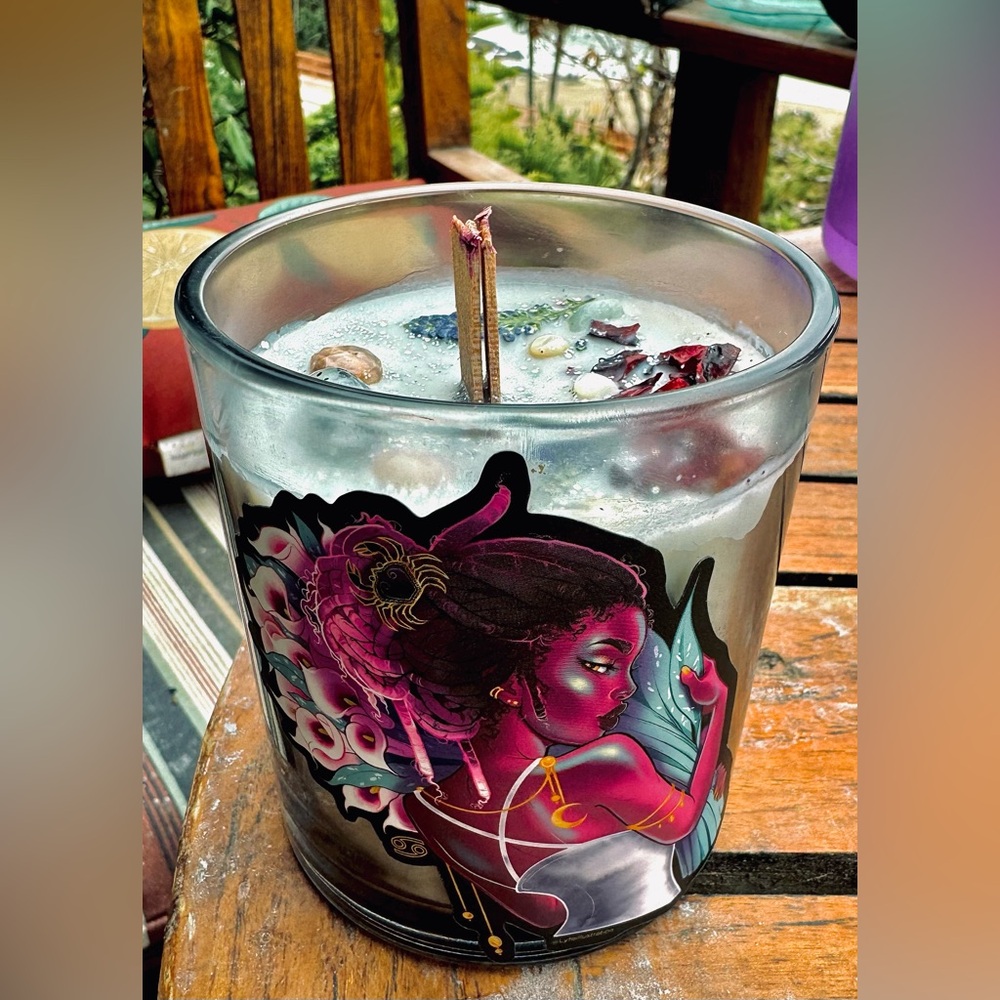 Cancer ♋️ Crystal Candle